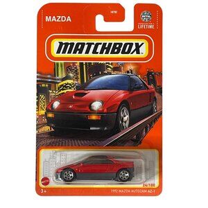 Matchbox 1992 Mazda Autozam AZ-1 Red Coupe Mini Car NOC
